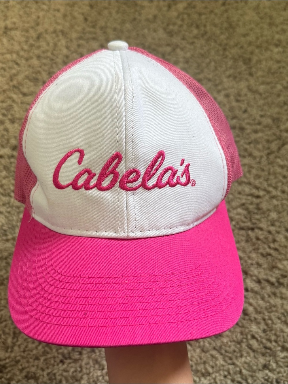 Cabela’s Mesh Trucker Hat Women’s Hot Barbie Pink